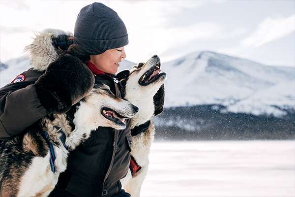 Dogsledding